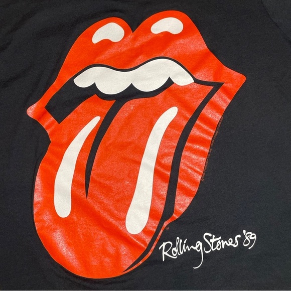 Rare Vintage 1989 Rolling Stones Tour Band Tee - Picture 3 of 7